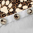 thumbnail image 4 of Homewish Vintage Dog Paws Blackout Curtains,Classic Brown Leopard Print Curtains Pack of 2 (42x84 Each), 4 of 6