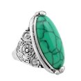 thumbnail image 6 of QQTDFG Vintage Turquoise 925 Silver Women Rings Wedding Party Jewelry Gifts Size 6-10-#6-10, 6 of 8