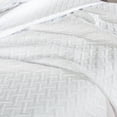 thumbnail image 5 of NT Bay Twin Quilt Set White Bedspread, 2 Piece Microfiber Lightweight Bed Quilted Coverlet- Basket Weave Pattern, 5 of 5