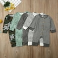 thumbnail image 3 of Newborn Baby Girl Boy Fall Winter Romper Bodysuit Jumpsuit Cotton Clothes Outfit, 3 of 6
