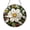 Acrylic 3.5 Inch, variant on Stained Glass Style Ladybug Floral Suncatcher, Decorative White Flower Window Art for Nature Lovers and Home Accents