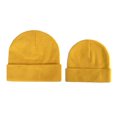 thumbnail image 4 of Gorro de punto de otoño e invierno para niños y adultos, gorro de lana para padres e hijos, estilo personalizado de moda, 4 of 6