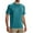 Blue, variant on Mgmyaa Mens Shirts Casual Dry Fit Moisture Wicking T-Shirts Crew Neck Short Sleeve for Gym Athletic Running