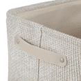 thumbnail image 4 of Bouclair Beige Woven Storage Basket Medium, 4 of 4