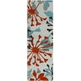 thumbnail image 5 of Hauteloom Dickens Living Room, Bedroom Area Rug - Contemporary - Teal, Red, Off White - 9' x 13', 5 of 7
