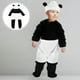 thumbnail image 4 of 1 juego de disfraz de panda para bebé recién nacido, regalo para baby shower, conjunto de fotografía para recién nacido con mono con pies y gorro para sesiones de fotos de bebé, 4 of 7