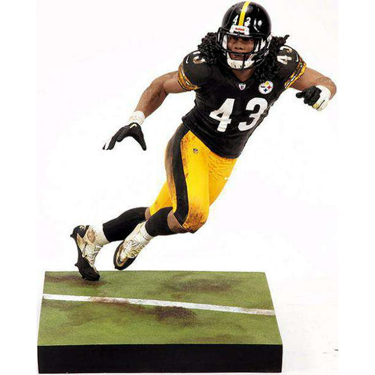 NFL Troy Polamalu Action Black Jersey Action Figure - Walmart.com