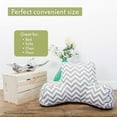 thumbnail image 3 of Majestic Home Goods Reading Pillow Sea Horse Teal, 3 of 6