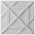 thumbnail image 2 of Art3d 19.7 in x 19.7 in ‎White 3D Pvc Wall Panels, Decorative Wall Tile (32 sq. ft./Box), 2 of 9