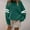 Green, variant on Womens Lightweight Sweatshirt Sevevn Womens Solid Casual Long Sleeve Ladies Loose Hoodless Sweatshirts Blouse