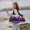 thumbnail image 6 of Picia Lavender Field Sunset Print Travel Duffle Bag,Weekender Bags for Women with Shoe Compartment, Gym Duffel Bag with Wet Pocket, Hospital Bags for Labor and Delivery, 6 of 7