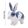 thumbnail image 3 of Cute Bunny Plush Toy, Stuffed Toys, Plush Toys, Stuffed & Plush Animals Toys, Plush Dolls, Pillow, Soft Hugging Pillow, Holiday Birthday Gift for Classmates Friends, 3 of 3
