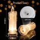 thumbnail image 4 of 12 Velas LED Sin Llama, Velas de Pilar LED en Liquidación, Batería Incluida, Decoración para Halloween Navidad, 4 of 5