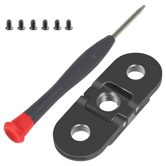 Folding Fingers Compatible with GoPro Hero 11/10/9/8 Black Max, Replacement Adapter Mount with 1/4 Tripod Connector Port