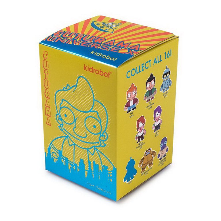 kidrobot- Futurama Universe X Random Mini Figure Blind Box 2.5