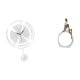 thumbnail image 1 of Reloj de pared decorativo redondo y silencioso de resina, figura decorativa, sin , acrílico, silencioso, adecuado para dormitorio, baño, oficina, 1 of 8