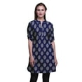 thumbnail image 1 of Bimba Printed Kurtis For Women Short Kurti For Girls Straight Tunic Tops, 1 of 6