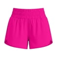 thumbnail image 4 of Girls Athletic Running Shorts Smocked Elastic Waist Quick Dry Flowy Soccer Volleyball Basketball Gym Pockets, 4 of 8