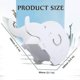 thumbnail image 2 of Desk Supplies Organiser, Cute Elephant Pen Pot Pencil Holder With Cell Phone Stand Tablet Desk Bracket Compatible Phone-, 2 of 4