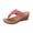 Pink, variant on LOVZFMLL Sandals for Women Platform Wedges Summer Dressy Flip Flops Comfortable Footwear Casual Walking Slip On Thong Sky Blue 5.5