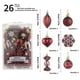 thumbnail image 3 of 26pcs Christmas Set Painted Alien Balls Powder Coated Snowflake Set Box Christmas Supplies, 3 of 5