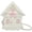 White, variant on Hsqqdc Lolita House Shaped Shoulder Bag, Pearl Chain Adorable Handbag for Casual Daily Use