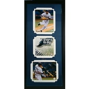MLB Evan Longoria Autographed Frame with 3 Photographs, 15x35