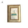 thumbnail image 3 of YAOMOBB Hanging Picture Frame Retro Style Picture Frame Exquisite Pattern Wear Resistant Farmhouse Rustic Wall Hanging Decor, 3 of 5