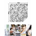 thumbnail image 4 of Gray Spring Floral Cloth Napkins Set of 8 Reusable Dinner Napkins, Watercolor Blooming Botanical Summer Cocktail Napkin Washable Table Napkins for Wedding/Holiday Party/Baby Shower 20"x20", 4 of 7