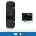thumbnail image 4 of Interruptor de ventana eléctrica delantero izquierdo único para Chrysler 200 2015-2017 No. 68271206AB, 4 of 7