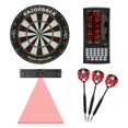 thumbnail image 2 of Viper Razorback Bristle Dartboard Electronic Scorer Steel Tip Darts &amp; Laser Throw Line Set, 2 of 2