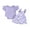 Purple, variant on BemeyourBBs Newborn Baby Girls Summer Clothes Infant Baby Girl 2 Piece Outfit Daisy Bib Overalls Set Short Sleeve Rib Knit Romper With Flower Print Suspender Shorts Set Pockets