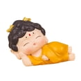 thumbnail image 5 of MERIGLARE Buddha Statue Decorative Sculpture Ornament Scene Layout Props Tabletop Decoration Decorative Statue for Bookshelf Car Office D, 5 of 8
