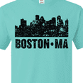 thumbnail image 4 of Inktastic Boston Massachusetts City Skyline with Grunge T-Shirt, 4 of 5