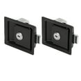 thumbnail image 1 of Toolbox Panel Locks, Deformation Proof RV Handle Latch Carbon Steel Zinc Alloy Anti Aging Durable 2 Pcs With 4 Keys For Ships, 1 of 8