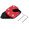 thumbnail image 1 of Almohadilla de extensión de soporte lateral antideslizante para motocicleta Ampliar para Honda NC750X 17-19 Rojo, 1 of 5
