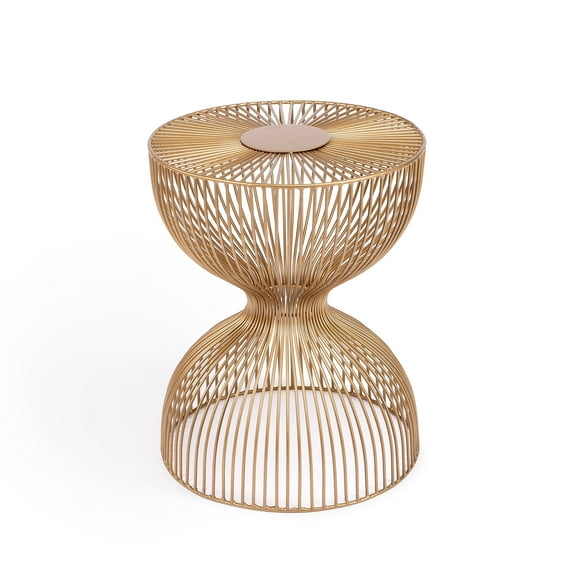 Butler Specialty Nicholas Gold Metal End Table