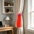 thumbnail image 5 of PONPRNGY 1 Pack Bow Curtain Tiebacks Clip Aesthetic Tie Backs for Curtains, Home Decor Living Room Curtain Decoration Clip, 5 of 6