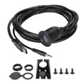 thumbnail image 2 of Car Mount Flush Cable, Multi Use USB Dash Mount Cable Easy Installation with LED Indicators for Boat, 2 of 7