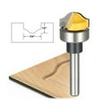 thumbnail image 3 of 1/4" Shank Profile Groove Template Router Bit Woodworking Cemented Carbide Trim Groove Cutter Carving Tool, 3 of 8