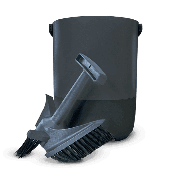 FoodCycler Eco 5 Bucket & InfinityBrush Combo, Gray