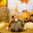 thumbnail image 3 of GYRATEDREAM For Thanksgiving Day Gift Table Ornament Plush Scandinavian Swedish Tomte Gnomes Halloween Decorations Fall Dwarf Elf Dolls Autumn Gnomes Fall Gnomes, 3 of 9
