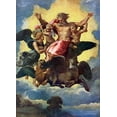 thumbnail image 2 of Raphael 11x14 White Modern Wood Framed Museum Art Print Titled - Ezekiels Vision, 2 of 4