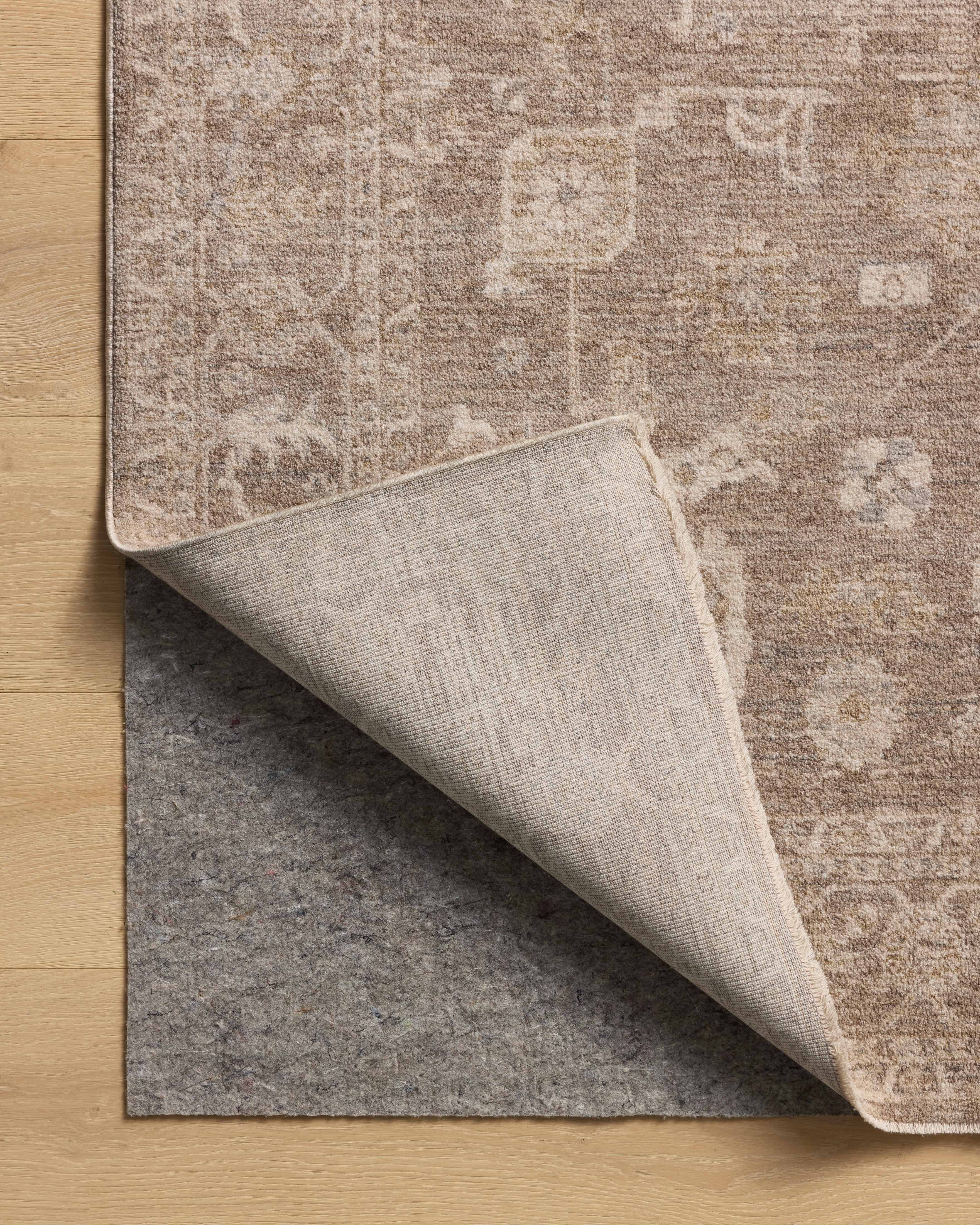 Chris Loves Julia x Loloi Louisa Taupe / Ivory 5'-3" x 7'-6" Area Rug