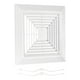 thumbnail image 1 of Cubierta de ventilador de extracción de baño Uxcell, rejilla de ventilador de plástico ABS, cubierta de ventilación de aire acondicionado blanca de 9 x 9 pulgadas, 1 of 7