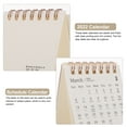 Spatiy 5Pcs Desk Calendars Office Calendars Desktop Daily Calendars