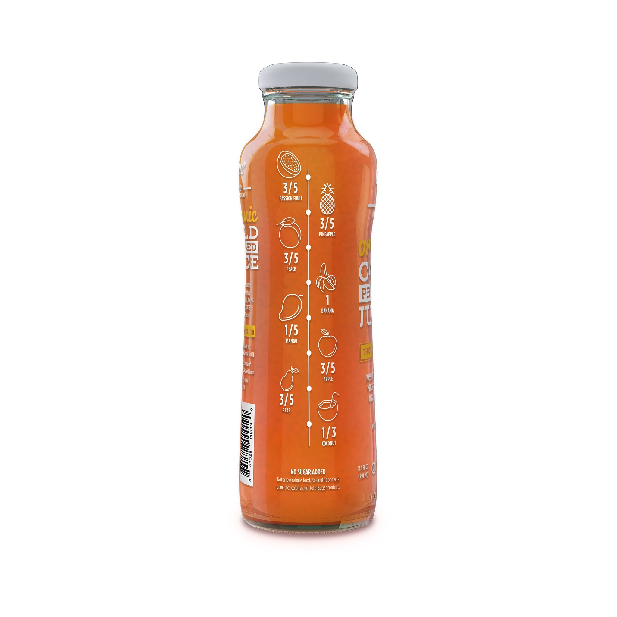 AllWellO Tropical Escape Organic Cold-Pressed Juice - 11.1 fl oz - 6 Pack