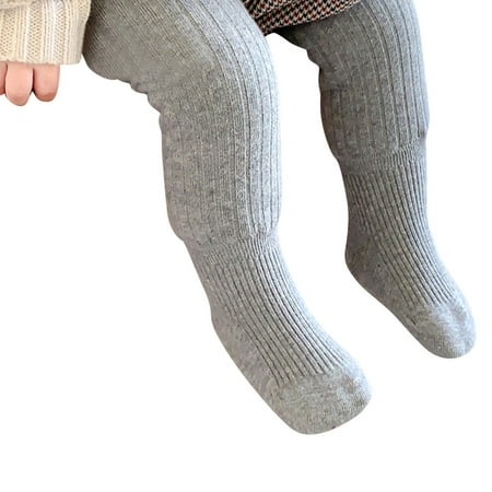 

Kids Unisex Toddlers And Babies Pants Solid Color Leggings Cotton Knitted Tights Stretchy Basic Pantyhose For Spring Autumn Stocking Soft Performance Casual Sweatpants