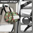 thumbnail image 6 of ZIATUBLE Hummingbird Floral Dispenser Tissue Holder Round Paper Towel Storage Bag with Smooth Zipper Paper Dust Cover Case Stain Resistant Paper Towel Storage Container Home Decor, 6 of 7