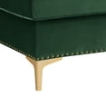 thumbnail image 5 of Chic Home Ohau Left Facing Velvet Upholstered Sectional Sofa, 5 of 6